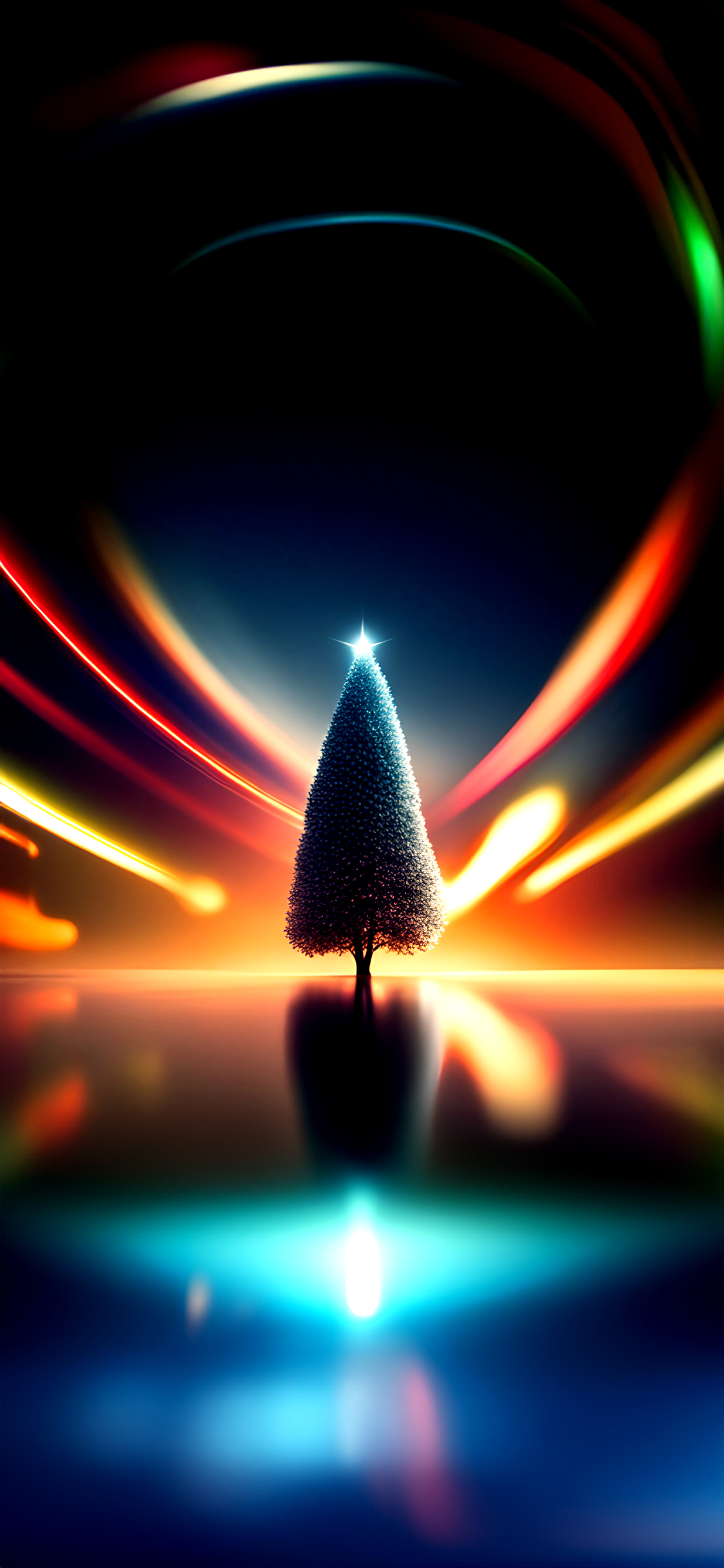 abstract christmas iphone wallpaper
