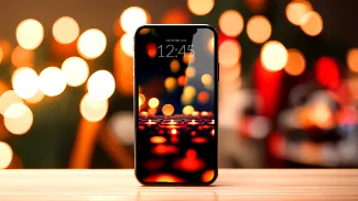 abstract Christmas iPhone wallpapers